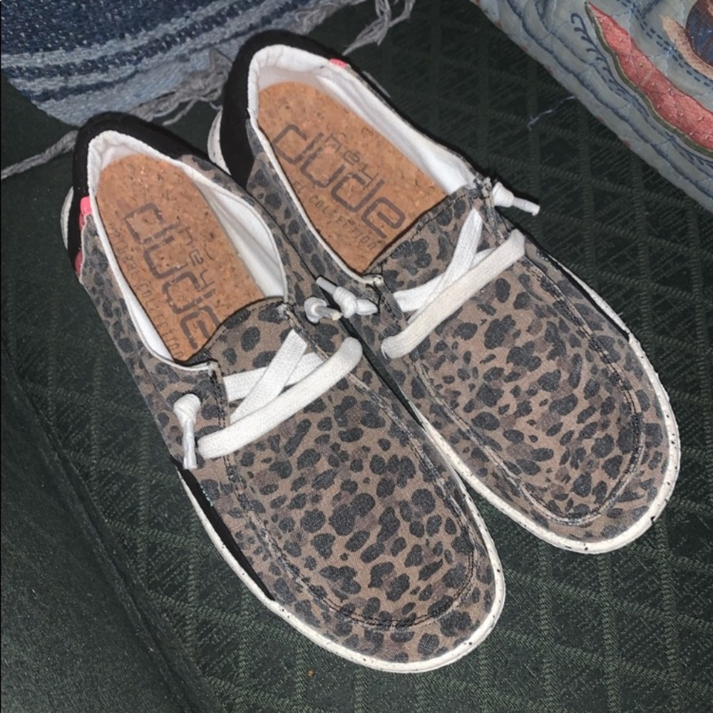 💜HEY DUDE* WENDY JUNGLE BROWN LADIES SZ9💜